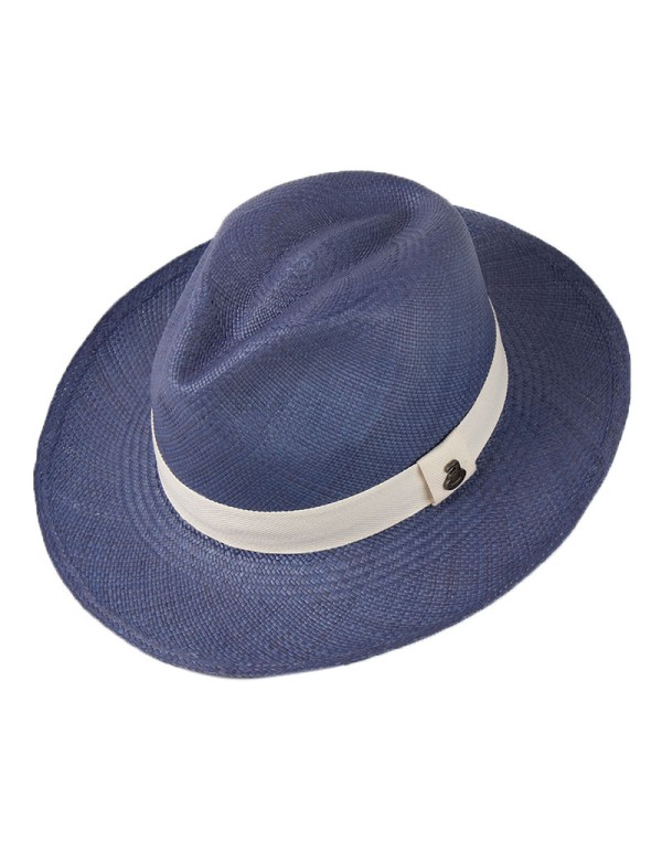 Dark Blue Panama Hat
