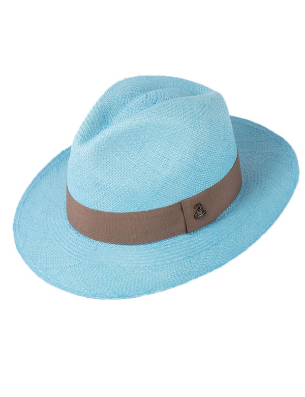 blue panama hat