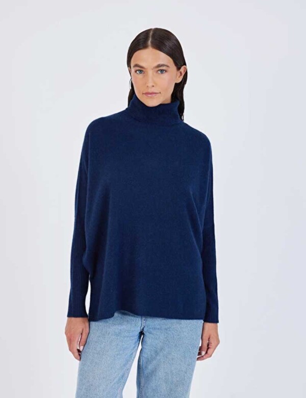 not shy poncho sweater
